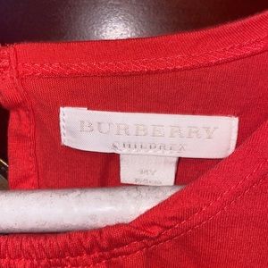 Used Big girl Burberry shirt